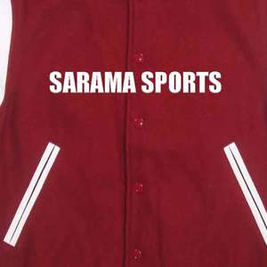 Chaqueta Universitaria Clásica de Lana con Cuello Alto y Logotipo Bordado Personalizado en la Parte Delantera - Chaqueta Universitaria de Invierno para Hombre - Product Image 3