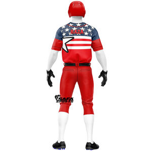 Uniforme de Béisbol al por Mayor OEM, Conjunto de Uniforme de Béisbol con Logotipo Personalizado, Pantalones y Camiseta Deportiva - Product Image 2