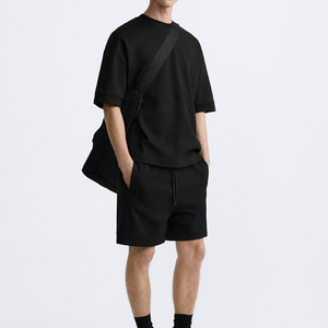 Conjuntos de Camiseta y Pantalones Cortos de Verano para Hombre, Ligeros y Cómodos, Modelo 2024, Conjuntos Gemelos Personalizados, Transpirables - Product Image 1