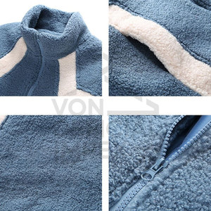 Custom Design <b>Sherpa</b> <b>Fleece</b> <b>Men's</b> Jackets Street Wear Outdoor <b>Man</b> Jackets High Manufacturers <b>Fleece</b> <b>Sherpa</b> Jacket For <b>Man</b> - Product Image 4