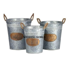 Manufacturer and Wholesaler of Metal Planter Excellent Quality Handmade Planter Pot Office Ware New Metal Planter - Product Image 2