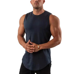 Camiseta sin mangas de bajo precio para hombre, ropa de verano a la moda, camiseta sin mangas para hombre, camiseta sin mangas transpirable de alta calidad para venta en línea - Product Image 6