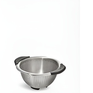 ที่กรองเส้นก๋วยเตี๋ยวแบบโลหะคลาสสิกอุปกรณ์ในครัวสมัยใหม่กระชอนสำหรับผลไม้ทนทาน - Product Image 2