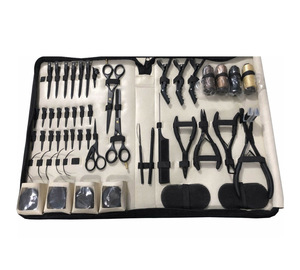 Outils professionnels de pose d'extensions capillaires en acier inoxydable de haute qualité, durables, vente en gros, service OEM, logo personnalisé MIANBRO ENTERPRISES - Product Image 1