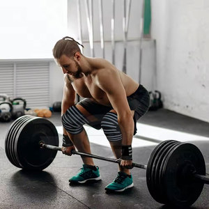 แผ่นรองเข่าอุปกรณ์ป้องกันกันกระแทกสายรัดปรับระดับได้สำหรับกีฬาวอลเลย์บอลบาสเกตบอลขี่จักรยานความปลอดภัยกลางแจ้ง - Product Image 2