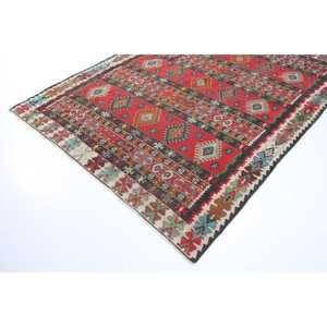 พรมวินเทจขนาดใหญ่ 6.8x8.7 ฟุต พรมตุรกี พรมขนสัตว์เปอร์เซียสีแดง - Product Image 2