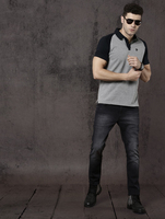 T-shirts pour hommes en coton tricoté 100 %, coupe classique, avec impression de logo personnalisée sur le devant, anti-boulochage et séchage rapide, vente en gros OEM