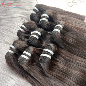PRECIO ECONÓMICO Cabello Humano Vietnamita Remy Doble Trama Cabello Virgen Liso 100g Modelo T39 Paquete - Product Image 6