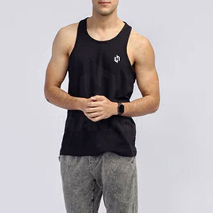 Débardeur de vêtements de sport en tricot de style décontracté évacuant rapidement la transpiration et extensible pour les entraînements intenses - Product Image 3