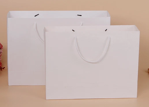 Custom Printed Eco-Friendly Ivory Paper Box Shopping <b>Bag</b> Factory Direct Supply from Vietnam Manufacturer - Product Image 6