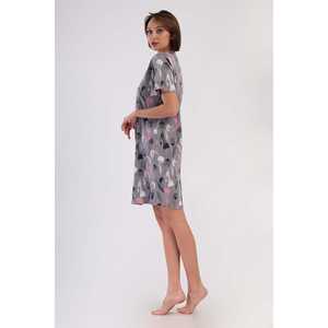 Túnica de manga corta con lazo de ganchillo para mujer con tops de punto abotonados - Product Image 3