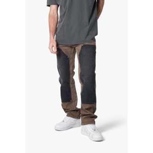 CONTRASTE DOUBLE GENOU DENIM - Product Image 3
