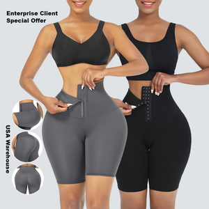 Pour les clients professionnels HEXIN PROMO EXCEPTIONNELLE Culottes gainantes pour femmes, effet rehausseur de <span class=keywords><strong>fesses</strong></span>, contrôle du ventre, amincissantes, type short - Product Image 1