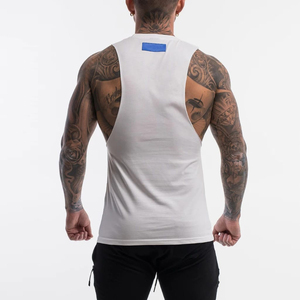 เสื้อกล้ามยืดหยุ่นสำหรับออกกำลังกาย ผลิตจากผ้าสแปนเด็กซ์และผ้าฝ้าย เป็นมิตรต่อสิ่งแวดล้อม ระบายอากาศได้ดี น้ำหนักเบา กระชับรูปร่าง รับผลิตแบบ OEM และรับผลิตภายใต้แบรนด์ของคุณ - Product Image 2