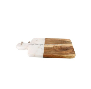 Tabla de cortar de madera redonda con mármol para utensilios de cocina nueva tabla de cortar a precio al por mayor última tabla de cortar - Product Image 5