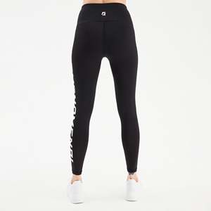 Leggings Deportivos Negros con Patrón Fenomenal, Casuales, Elásticos, Sin Costuras, Talla XL, Transpirables, Cintura Media Alta, Material de Spandex - Product Image 2