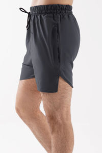 Pantalones cortos de lona ecológicos transpirables de secado rápido de calle alta para hombre de gama alta, ropa de playa de talla grande, traje de baño inferior al por mayor - Product Image 2