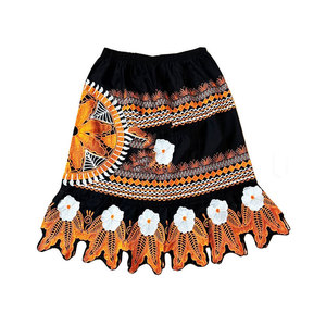 Jupes décontractées polynésiennes pour femmes en coton de haute qualité, fabriquées au Pakistan, broderie personnalisée style hawaïen, prix bas - Product Image 4