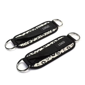 Meilleure vente de haute qualité sur mesure en cuir Gym haltérophilie sangles de cheville entièrement réglable Fitness Protection personnalisée - Product Image 1