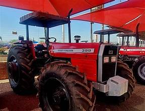 Tractor de rueda Massey Ferguson 399-4WD usado 140HP 4x4 Motor de accionamiento Motor bomba caja de cambios-para agricultura - Product Image 3