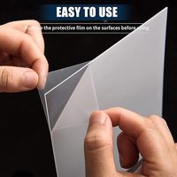Lot de 96 feuilles acryliques transparentes Feuilles de plexiglas 7x5-0, 04 pouces d'épaisseur Feuille de plastique transparent Panneaux PETG en verre plexi transparent