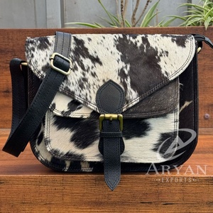 กระเป๋าสะพายพาดลำตัวหนังวัวสำหรับผู้หญิงกระเป๋าสะพายไหล่หนังแท้ดีไซน์หรูหราสินค้าออกใหม่ราคาโรงงานของ2025 - Product Image 1