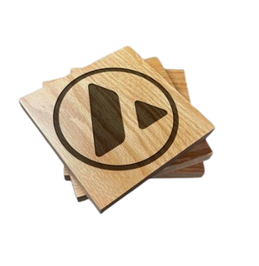 Sous-verres décoratifs de dernière génération en bois d'acacia, porte-gobelets carrés en bois d'acacia, sous-verres en bois d'acacia pour thé et café - Product Image 2