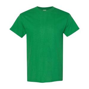 T-shirt unisexe à manches courtes, col en V, coupe régulière, tricoté, 100% coton, style hip-hop, avec motif, séchage rapide, respirant, 210g - Product Image 1