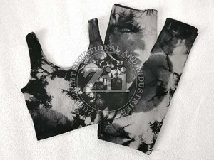 Conjunto de Yoga de Alta Comodidad para Mujer, Diseño Sólido, Elástico en Cuatro Direcciones, Ligero, Tallas Grandes, Transpirable, Secado Rápido, Ecológico, Verano - Product Image 6