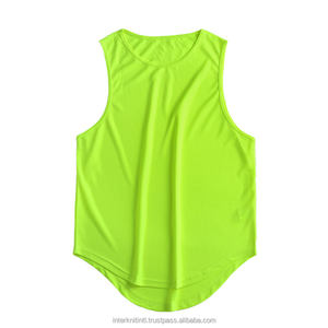 Camiseta sin mangas de verano para hombre, de secado rápido, transpirable, anti-UV, ecológica, con logo frontal, para correr, baloncesto, entrenamiento, holgada y a la moda. - Product Image 5