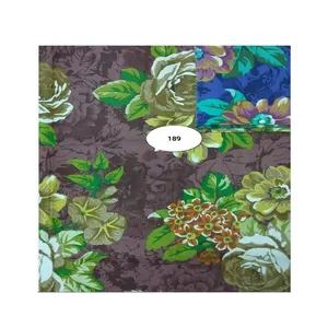 Custom Design Digital Print Cotton Satin Soft Woven Kimono Fabric Cotton Garment Supplier