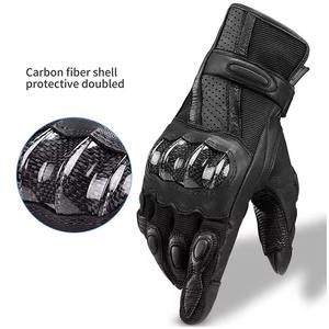 Gants de course moto en cuir véritable unisexe, logo personnalisé, gamme supérieure pour moto et sports - Product Image 2