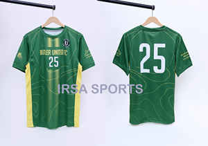 IRSA SPORTS IS-101 High-quality Custom <b>Soccer</b> Uniform (Football Jersey & Shorts)-Polyester Material Custom Logo & Colors - Product Image 4