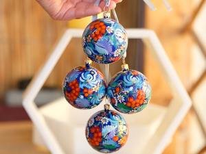 แก้ววินเทจเครื่องประดับคริสต์มาสงานฝีมือจำนวนมากสไตล์โบราณสำหรับตกแต่งวันหยุดขายส่งต้นไม้ย้อนยุค - Product Image 6