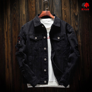 Veste en jean tricotée pour homme Ryan Pro Gear, personnalisée, écologique, confortable, fermeture à boutons, logo personnalisé, style uni, service OEM - Product Image 5