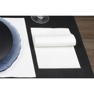 Serviettes blanches 30x40cm pliées 1/4 Bambutex Naturel 600pcs B2B - Product Image 1