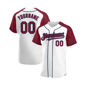 Camiseta de béisbol de manga corta de alta calidad, ropa deportiva al por mayor con logotipo personalizado, sublimación y estilo impreso bordado - Product Image 6