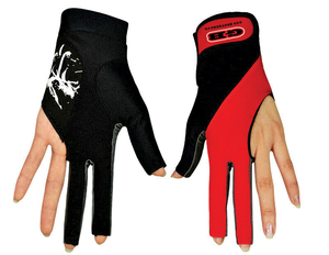 Nouveau design de gants de snooker unis à 3 doigts blancs, gants de sport de billard pour hommes - Product Image 1