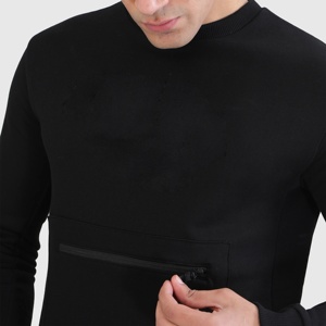 2024 nouveau Style 380G polaire col rond sweat hommes poids lourd décontracté épaissi sweats pour hommes - Product Image 2