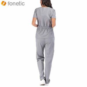 ชุดยูนิฟอร์มสครับแพทย์สำหรับพยาบาลชั้นสูงชุดผ้าซาตินสำหรับแพทย์สั่งผลิตได้2022 - Product Image 2