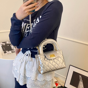 Sac à main tendance pour femme, sac à bandoulière de luxe, sac à main tendance 2026, sac à chaîne à carreaux en diamant français <span class=keywords><strong>Liki</strong></span> - Product Image 5