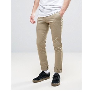 Pantalon chino pour homme à coupe régulière extensible personnalisé 92% coton 8% élasthanne décontracté séchage rapide écologique BD - Product Image 5