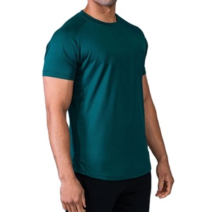 T-shirt de sport athlétique pour homme, 180 grammes, coupe classique, 100 % coton respirant, écologique et compressé, vente en gros - Product Image 2