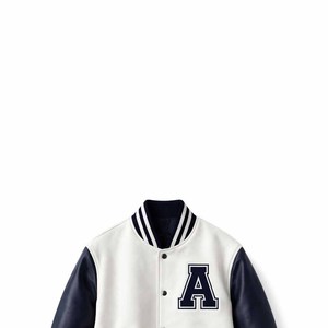 Veste bomber universitaire en cuir de haute qualité, broderie en chenille, style streetwear, pour hommes, personnalisable, séchage rapide, respirante - Product Image 1