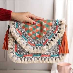 Pochette pour femme de style bohème Sac à main multifonctionnel pour le bureau, l'université, les courses, les voyages et les occasions festives - Product Image 5