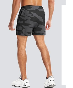 Pantalones Cortos Deportivos para Hombre, 5/7/10 Pulgadas, Ligeros, para Fisicoculturismo, Atletismo, Correr, Entrenamiento, con Bolsillos con Cremallera - Product Image 2