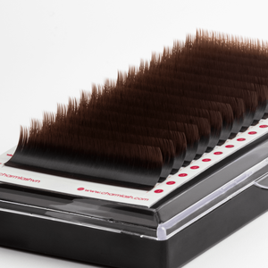 CharmLash superventas de alta calidad suave de dos tonos bandejas de extensión de pestañas de colores 0,07 0.085 0,1 pestañas de visón esponjosas al por mayor - Product Image 1