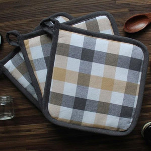 Porte-ustensiles de cuisine réutilisable 100% coton pur, dernier design avec étiquette privée, exportateur indien - Product Image 2