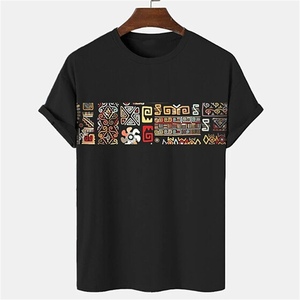 Nuevas camisetas a rayas Vintage para hombre, camisetas de manga corta de verano, camiseta informal de moda, impresión por sublimación personalizada - Product Image 4