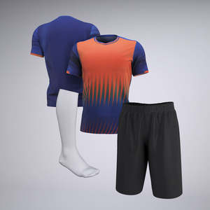 Conjunto de Camiseta de Fútbol Personalizable de Calidad Superior con Sublimación 100% y Corte Automatizado - Product Image 2